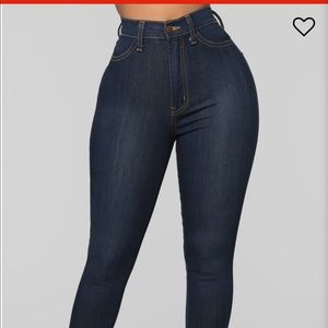 High waisted jeans